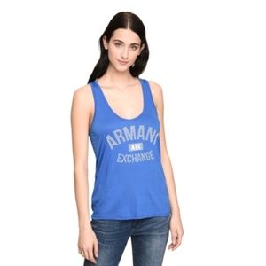 New Armani Exchange Logo Tank Top